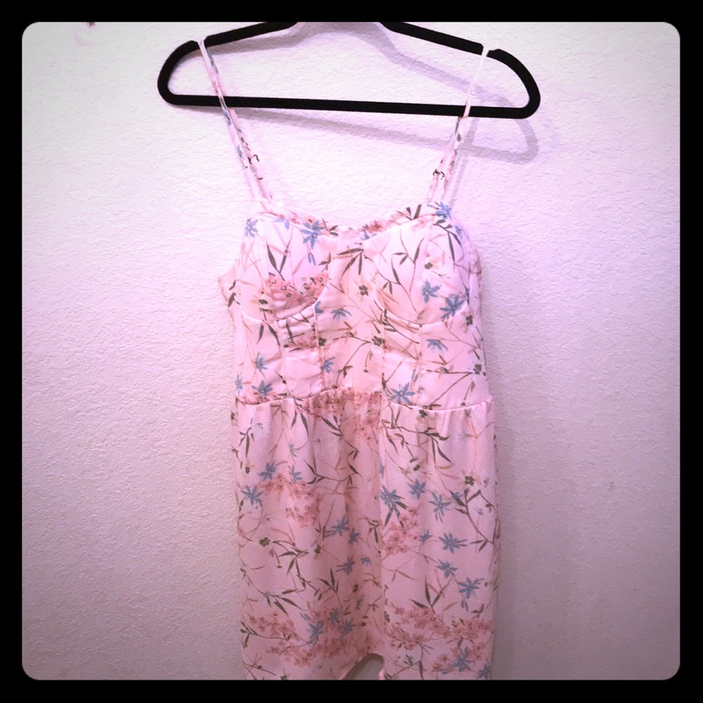 Pink Floral Dress